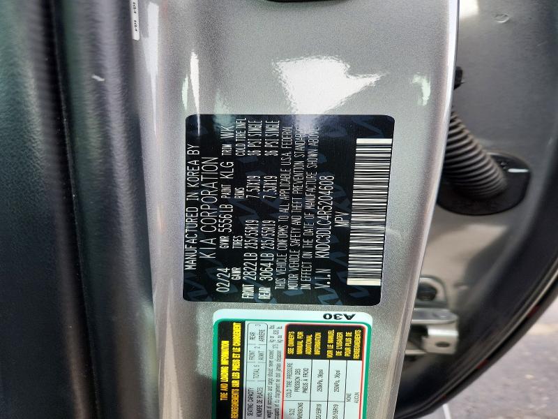Продажа на аукционе авто 2024 Kia Ev6, vin: KNDC3DLC4R5204608, номер лота: 76800615