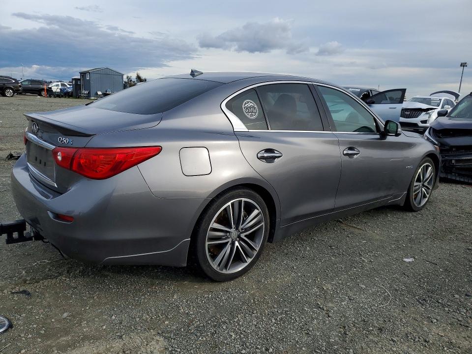 2015 Infiniti Q50 მანქანა იყიდება აუქციონზე, vin: JN1AV7AR2FM850907, აუქციონის ნომერი: 78143535