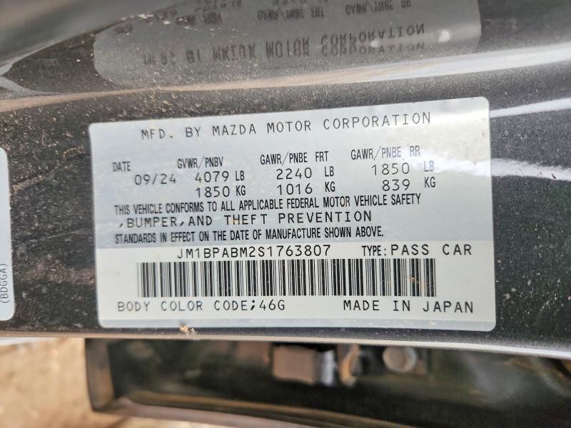 Продажа на аукционе авто 2025 Mazda 3, vin: JM1BPABM2S1763807, номер лота: 77609695