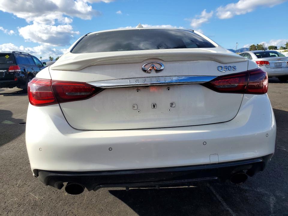 2018 Infiniti Q50 მანქანა იყიდება აუქციონზე, vin: JN1EV7AP3JM357004, აუქციონის ნომერი: 77795515