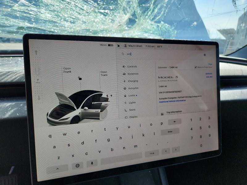 Продаж на аукціоні авто 2025 Tesla Model 3, vin: 5YJ3E1EA5SF920927, номер лоту: 79219945