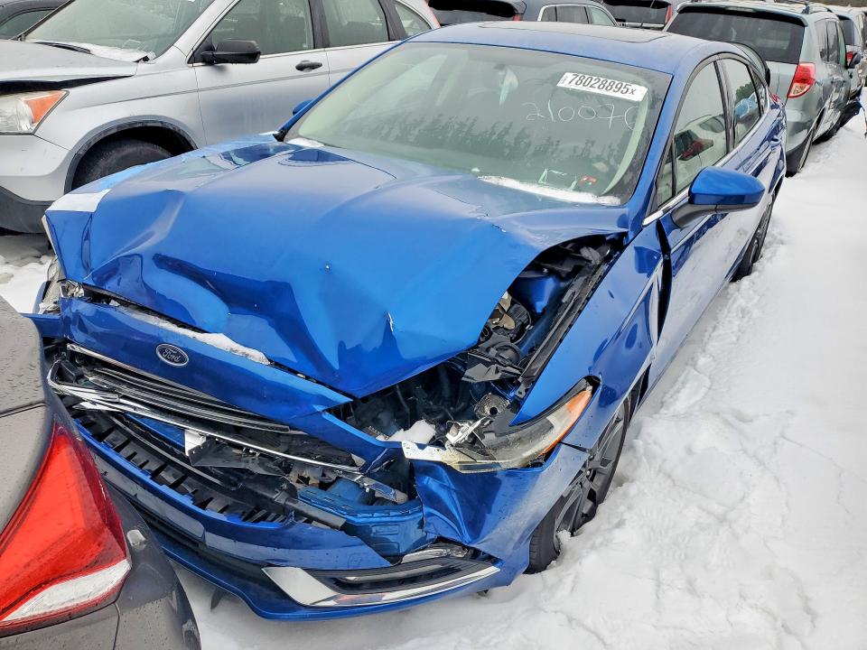 Auction sale of the 2018 Ford Fusion, vin: 3FA6P0HD1JR210076, lot number: 78028895