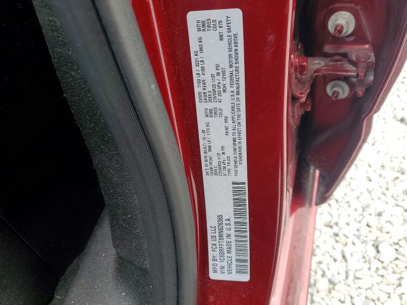 2021 Ram 1500 მანქანა იყიდება აუქციონზე, vin: 1C6SRFFT8MN626365, აუქციონის ნომერი: 78853225