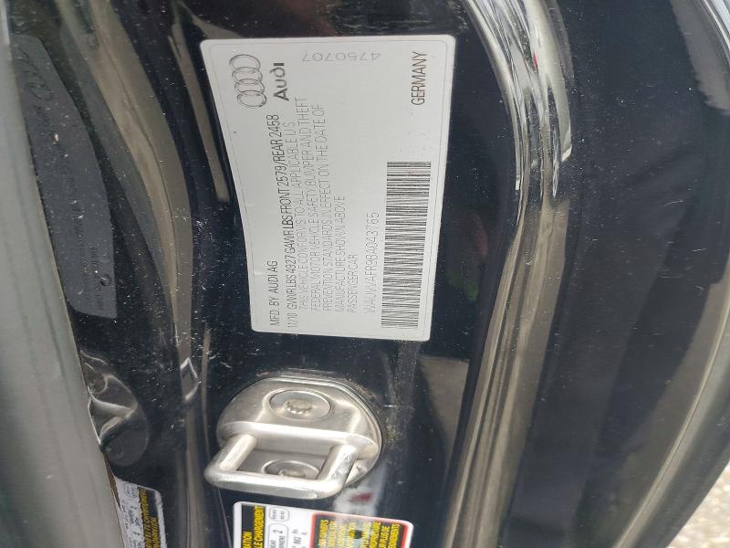 76076745 :رقم المزاد ، WAUVVAFR9BA043765 vin ، 2011 Audi S5 مزاد بيع