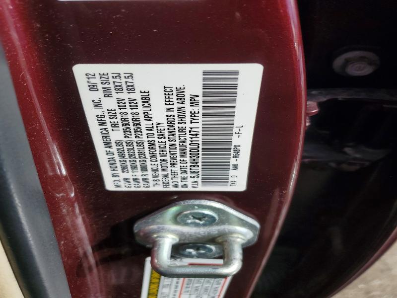 2013 Acura Rdx მანქანა იყიდება აუქციონზე, vin: 5J8TB4H30DL011471, აუქციონის ნომერი: 77930315