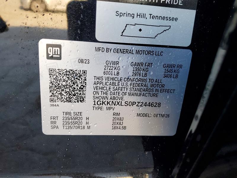 Aukcja sprzedaży 2023 Gmc Acadia, vin: 1GKKNXLS0PZ244628, numer aukcji: 74763135