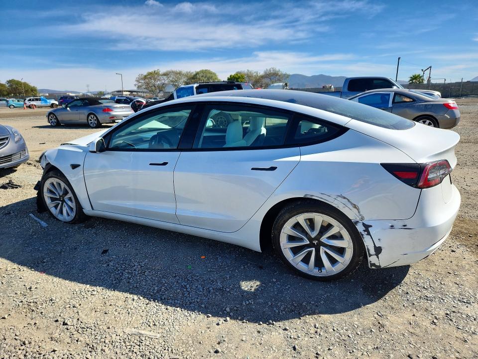 Aukcja sprzedaży 2022 Tesla Model 3, vin: 5YJ3E1EBXNF324385, numer aukcji: 77807995