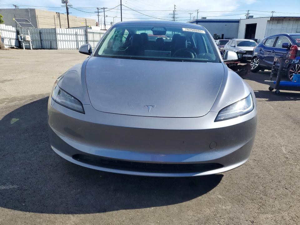 2025 Tesla Model 3 მანქანა იყიდება აუქციონზე, vin: 5YJ3E1EA3SF890293, აუქციონის ნომერი: 78268885