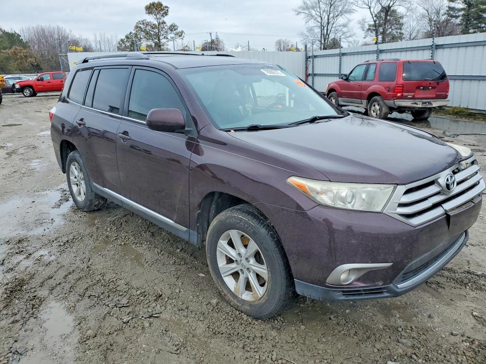 2013 Toyota Highlander მანქანა იყიდება აუქციონზე, vin: 5TDZA3EH8DS036428, აუქციონის ნომერი: 78886575