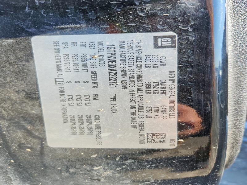 75301225 :رقم المزاد ، 1GTPKVE0XAZ222721 vin ، 2010 Gmc Sierra مزاد بيع
