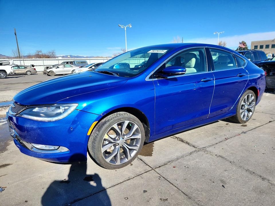 79229225 :رقم المزاد ، 1C3CCCEG5FN544117 vin ، 2015 Chrysler 200 مزاد بيع