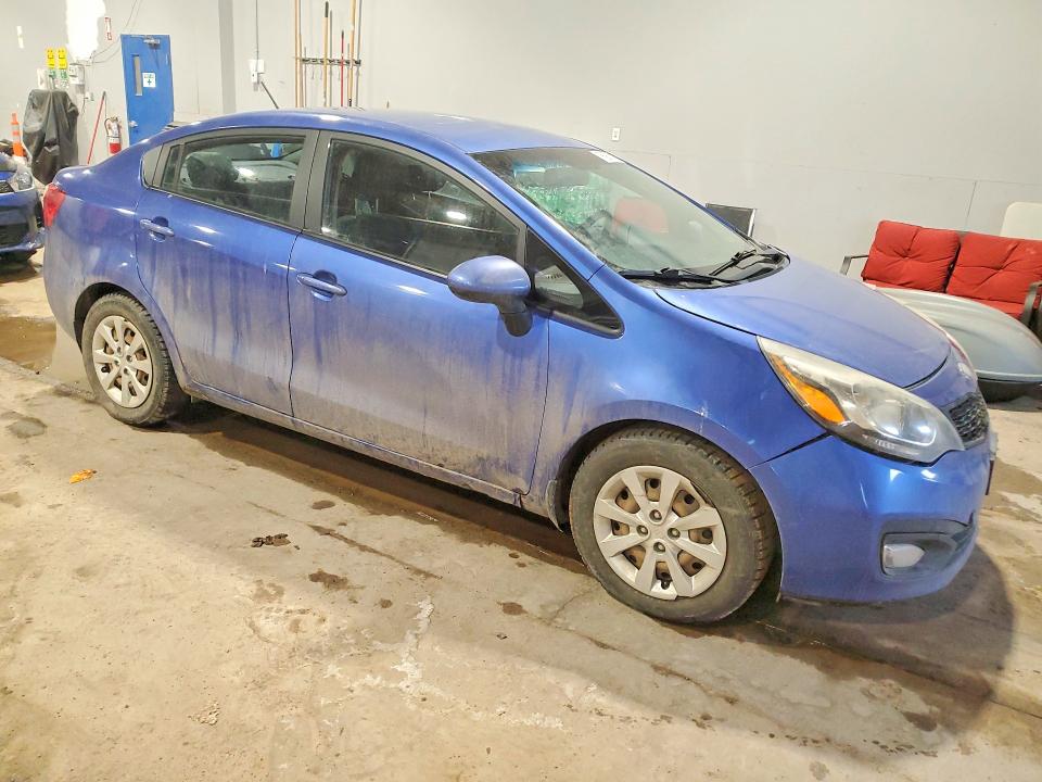 2013 Kia Rio Lx Automatic მანქანა იყიდება აუქციონზე, vin: KNADM4A34D6262268, აუქციონის ნომერი: 76908015