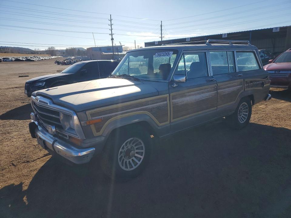 1987 Jeep Grand Wagoneer მანქანა იყიდება აუქციონზე, vin: 1JCNJ15UXHT006109, აუქციონის ნომერი: 76623265