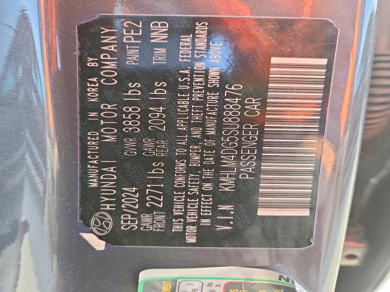 Auction sale of the 2025 Hyundai Elantra, vin: KMHLM4DG5SU888476, lot number: 78544835