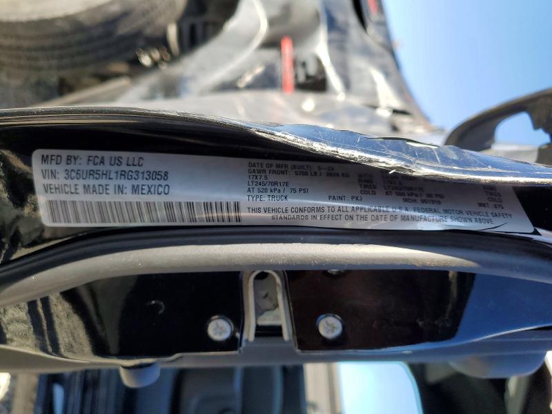 Продажа на аукционе авто 2024 Ram 2500, vin: 3C6UR5HL1RG313058, номер лота: 76815905
