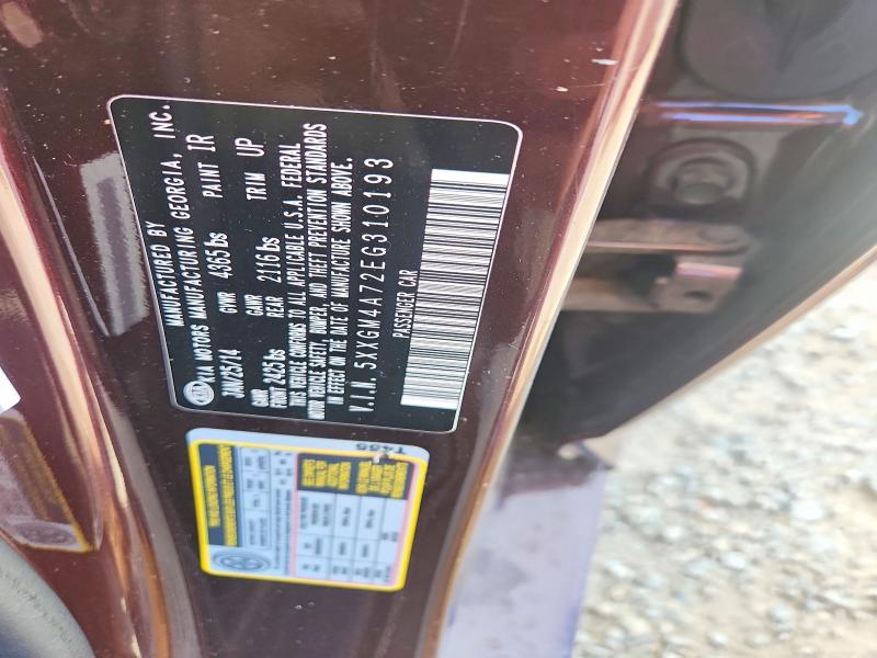 Aukcja sprzedaży 2014 Kia Optima, vin: 5XXGM4A72EG310193, numer aukcji: 76566535