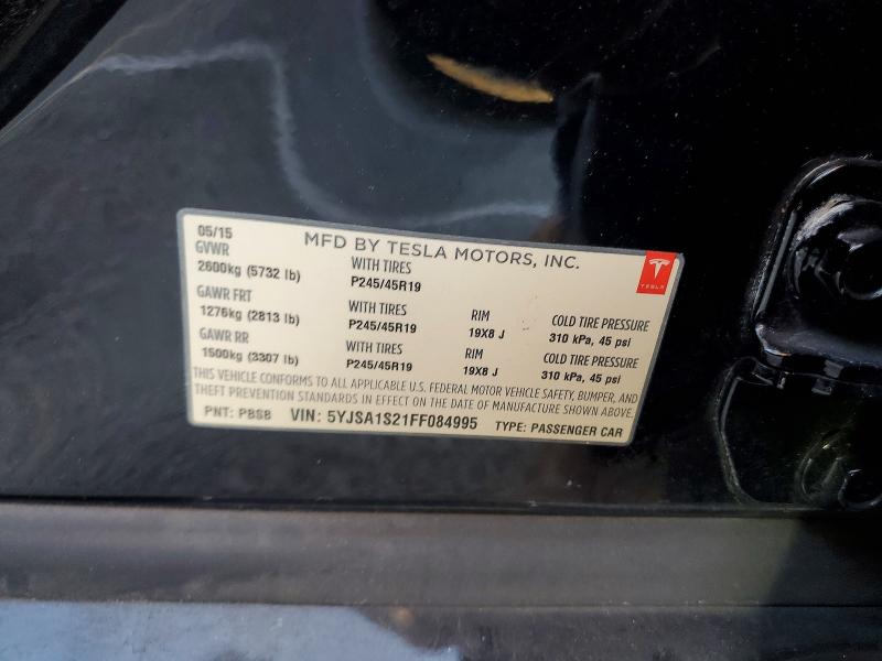 Aukcja sprzedaży 2015 Tesla Model S, vin: 5YJSA1S21FF084995, numer aukcji: 79260505