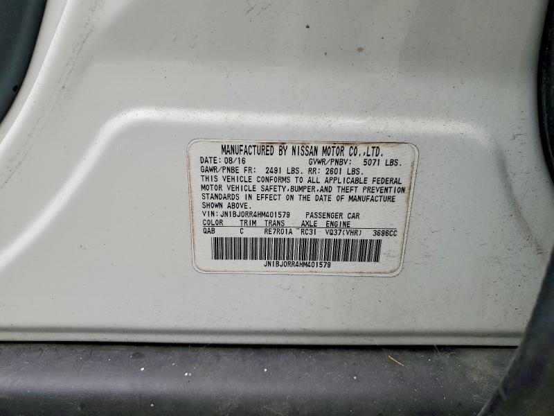 Aukcja sprzedaży 2017 Infiniti Qx50, vin: JN1BJ0RR4HM401579, numer aukcji: 79281595