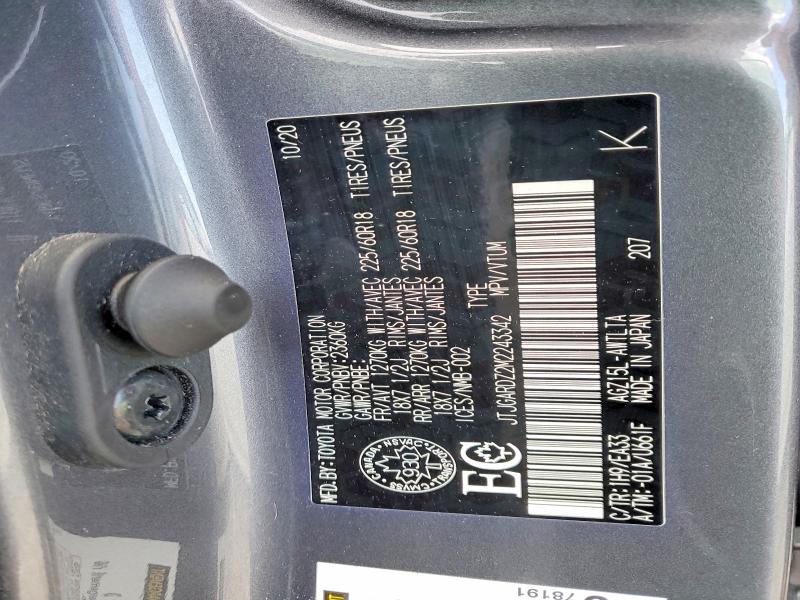 77006825 :رقم المزاد ، JTJGARDZ2M2243342 vin ، 2021 Lexus Nx مزاد بيع