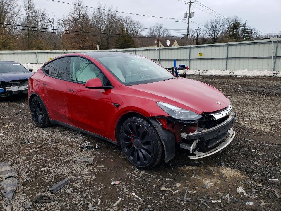 Продаж на аукціоні авто 2022 Tesla Model Y, vin: 7SAYGDEF6NF497215, номер лоту: 76949325