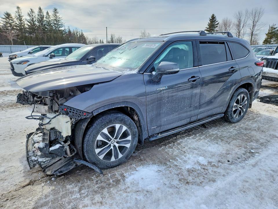 2021 Toyota Highlander მანქანა იყიდება აუქციონზე, vin: 5TDGBRCHXMS048980, აუქციონის ნომერი: 76603875