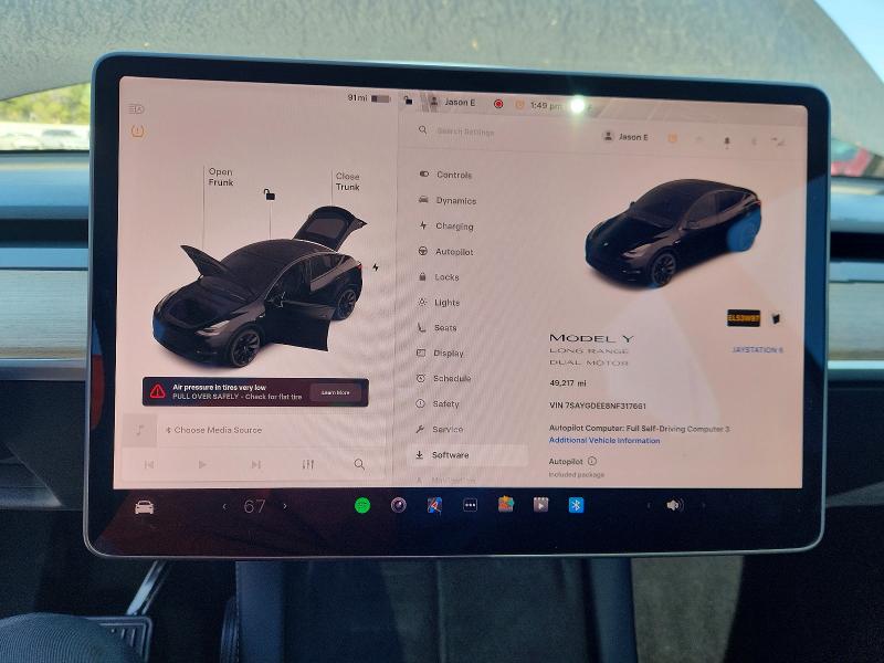 76571215 :رقم المزاد ، 7SAYGDEE8NF317661 vin ، 2022 Tesla Model Y مزاد بيع