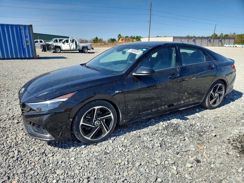 76888065 :رقم المزاد ، KMHLR4AF4PU517037 vin ، 2023 Hyundai Elantra مزاد بيع