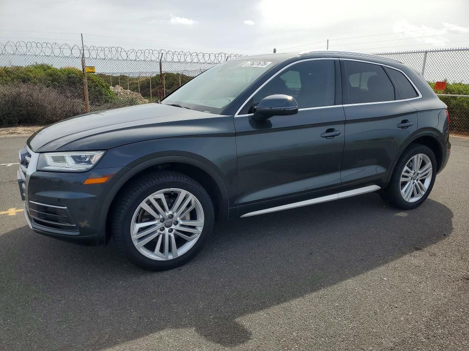 77627675 :رقم المزاد ، WA1BNAFY9J2021779 vin ، 2018 Audi Q5 مزاد بيع