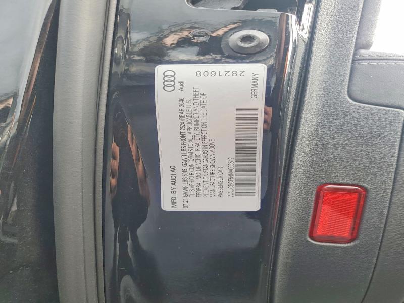 Aukcja sprzedaży 2022 Audi A5, vin: WAUCBCF54NA003512, numer aukcji: 76956305