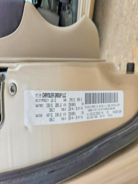 76531175 :رقم المزاد ، 2C4RC1BG1CR383505 vin ، 2012 Chrysler Town & Country مزاد بيع
