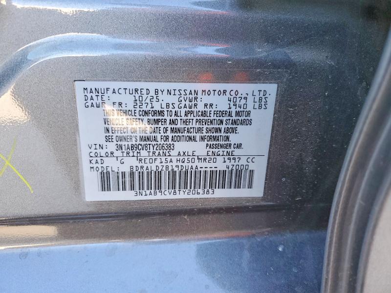 Aukcja sprzedaży 2026 Nissan Sentra, vin: 3N1AB9CV8TY206383, numer aukcji: 78362875