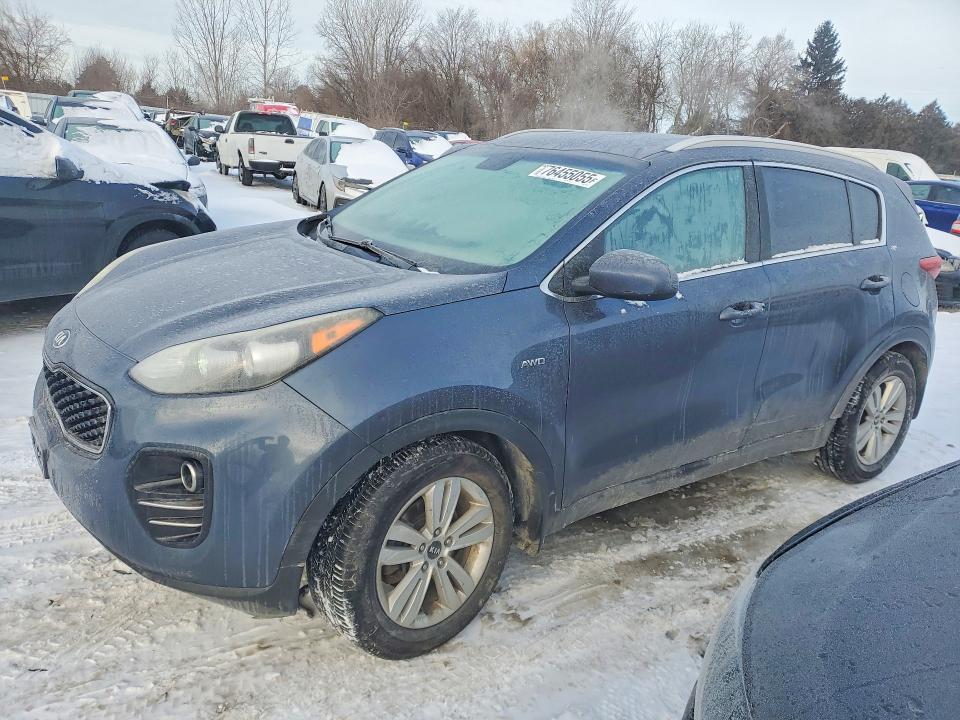Продажа на аукционе авто 2017 Kia Sportage L, vin: KNDPMCAC8H7105109, номер лота: 76455055