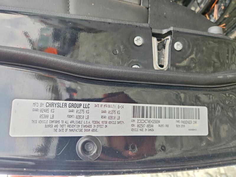 2014 Dodge Charger მანქანა იყიდება აუქციონზე, vin: 2C3CDXCT0EH326694, აუქციონის ნომერი: 78109475