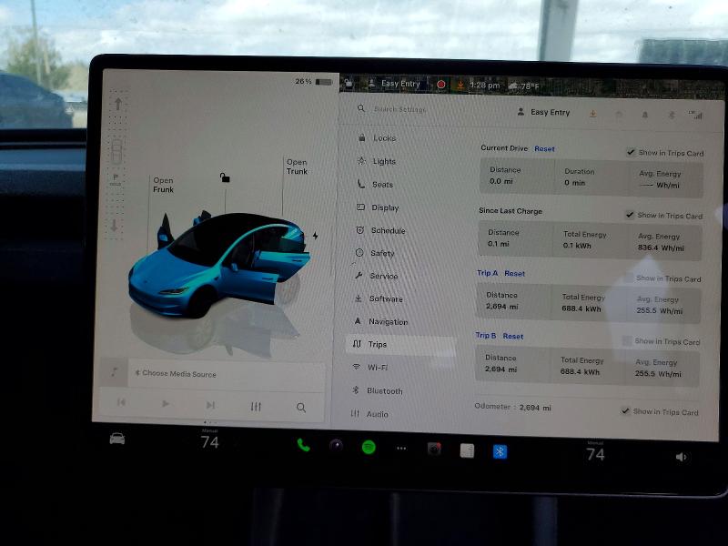 78660285 :رقم المزاد ، 5YJ3E1EA4TF118533 vin ، 2026 Tesla Model 3 مزاد بيع