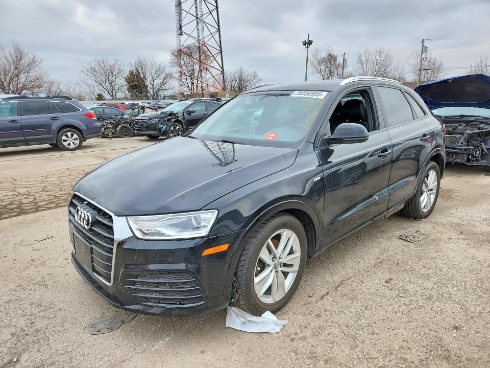 78356955 :رقم المزاد ، WA1ECCFS0JR011613 vin ، 2018 Audi Q3 مزاد بيع