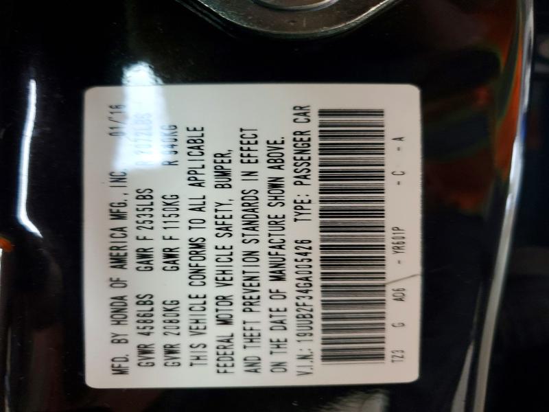78892435 :رقم المزاد ، 19UUB2F34GA005426 vin ، 2016 Acura Tlx مزاد بيع