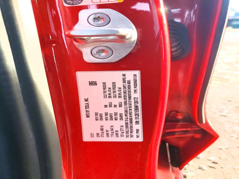 Продаж на аукціоні авто 2022 Tesla Model 3, vin: 5YJ3E1EB6NF136172, номер лоту: 78514625