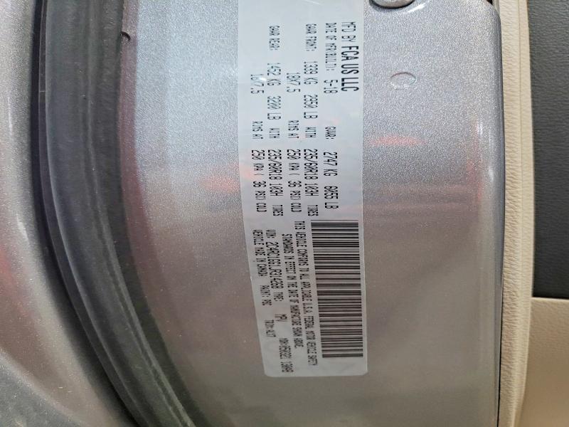 78783735 :رقم المزاد ، 2C4RC1GG1JR314268 vin ، 2018 Chrysler Pacifica مزاد بيع