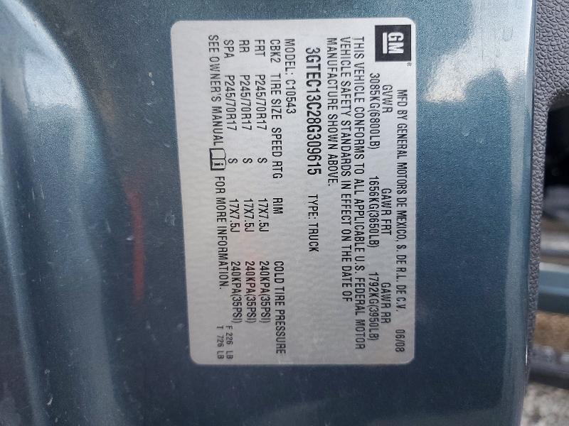 Продажа на аукционе авто 2008 Gmc Sierra, vin: 3GTEC13C28G309615, номер лота: 74844405