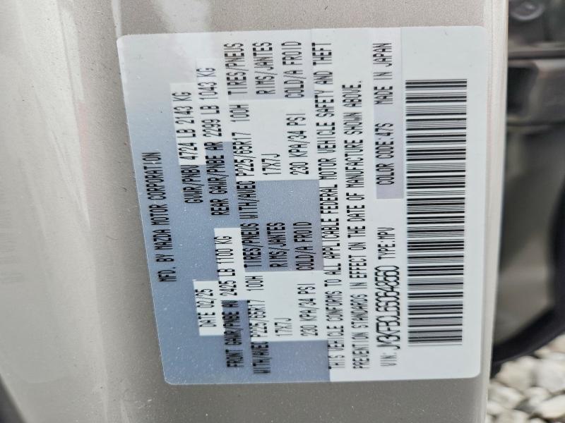 78643975 :رقم المزاد ، JM3KFBCL6S0648560 vin ، 2025 Mazda Cx-5 مزاد بيع