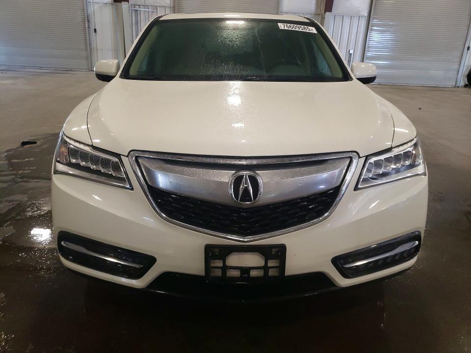 2016 Acura Mdx მანქანა იყიდება აუქციონზე, vin: 5FRYD4H29GB034498, აუქციონის ნომერი: 76609585