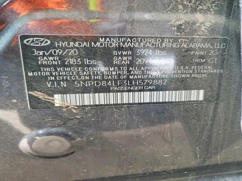 Продаж на аукціоні авто 2020 Hyundai Elantra, vin: 5NPD84LF3LH579882, номер лоту: 76527095