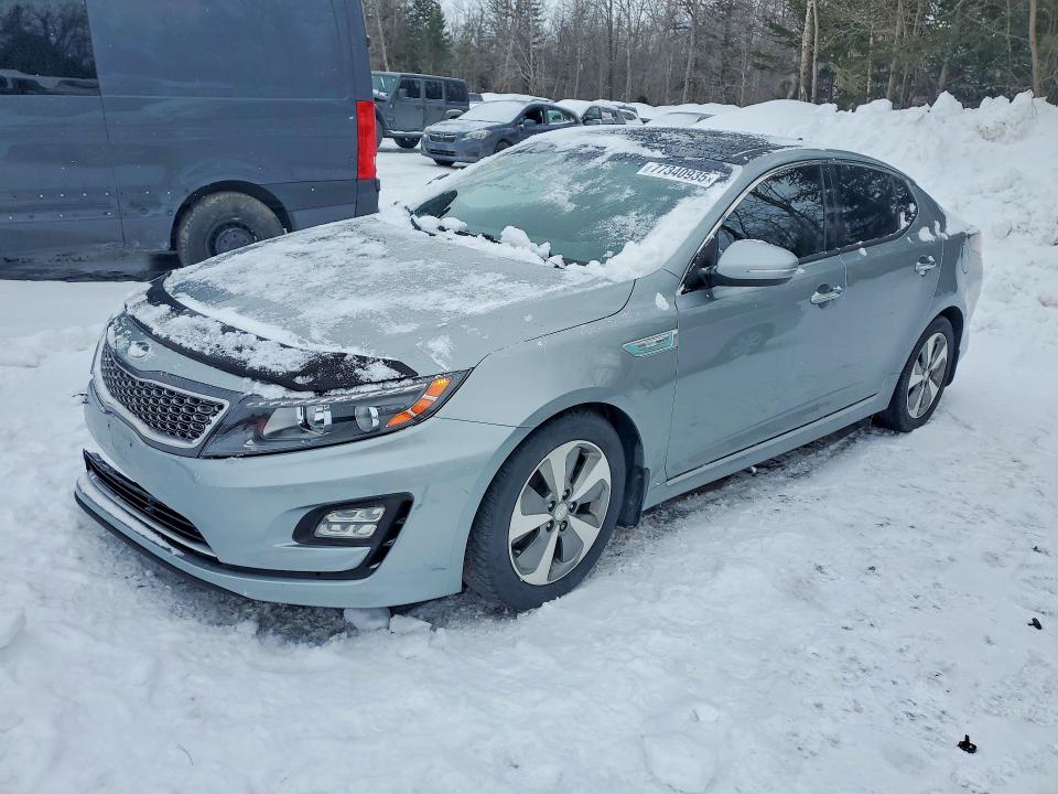 2014 Kia Optima Hybrid მანქანა იყიდება აუქციონზე, vin: KNAGN4AD3E5077140, აუქციონის ნომერი: 77340935
