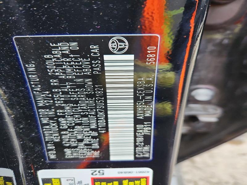 Aukcja sprzedaży 2025 Toyota Camry, vin: 4T1DBADK7SU521821, numer aukcji: 76725275