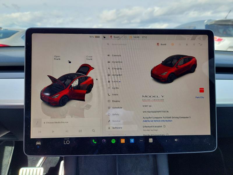 Продаж на аукціоні авто 2023 Tesla Model Y, vin: 7SAYGDEF6PF779776, номер лоту: 77893705