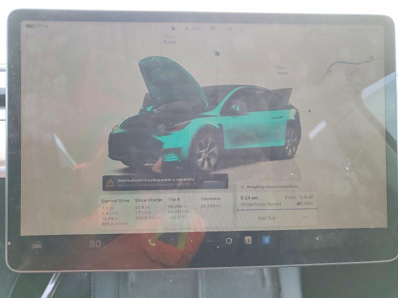 2022 Tesla Model Y მანქანა იყიდება აუქციონზე, vin: 7SAYGDEE8NF511168, აუქციონის ნომერი: 77907815