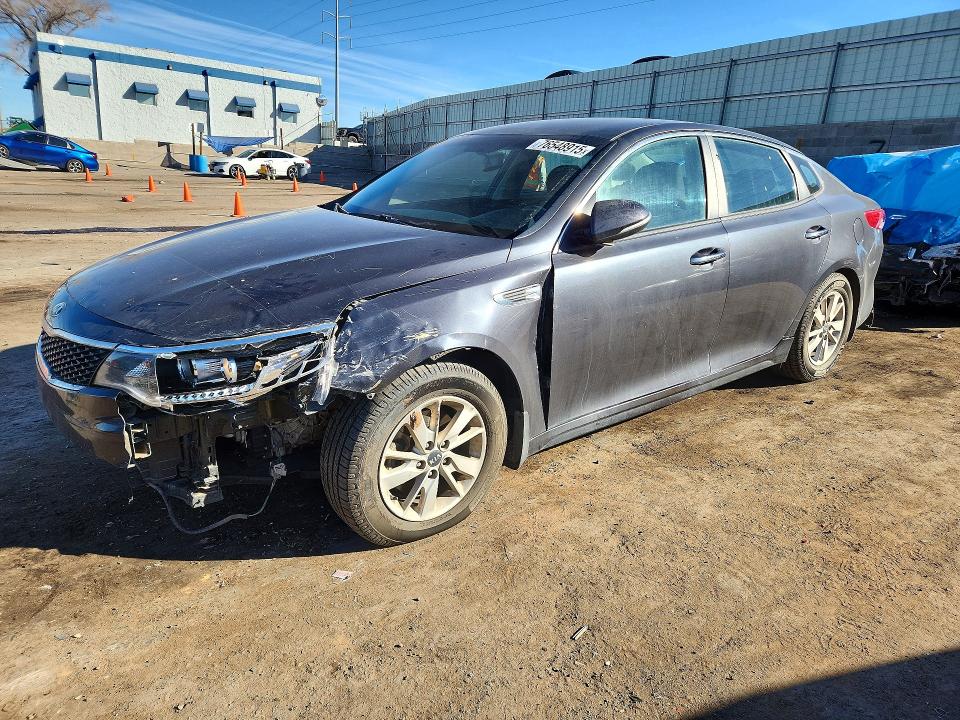 76548915 :رقم المزاد ، KNAGT4L35J5213465 vin ، 2018 Kia Optima مزاد بيع