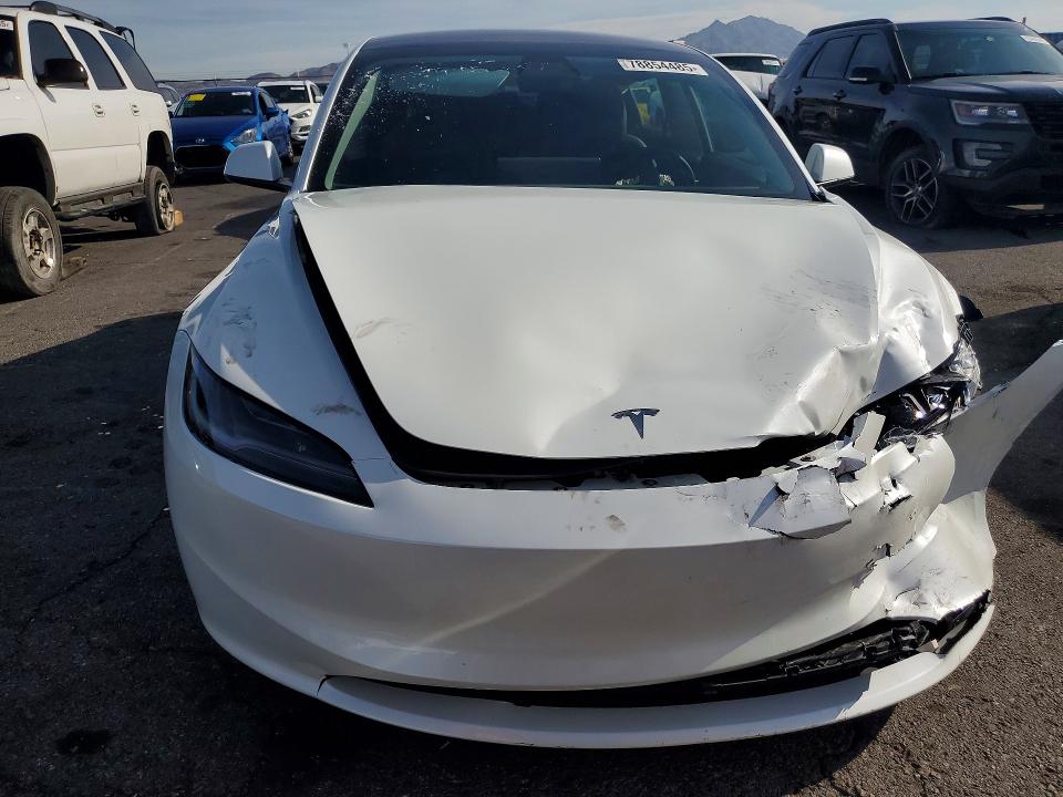 2025 Tesla Model 3 მანქანა იყიდება აუქციონზე, vin: 5YJ3E1EA0SF009601, აუქციონის ნომერი: 78854485