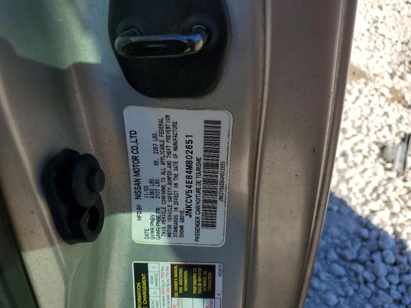 Aukcja sprzedaży 2004 Infiniti G35, vin: JNKCV54E84M802651, numer aukcji: 76448155