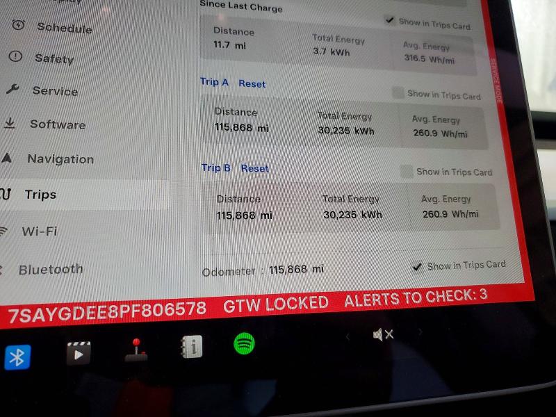 Aukcja sprzedaży 2023 Tesla Model Y, vin: 7SAYGDEE8PF806578, numer aukcji: 77595775
